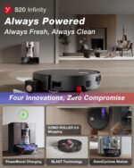 Yeedi S20 Infinity Robot Vacuum&Mop with 19,500Pa Blast Suction, PowerBoost Char... - Image 3