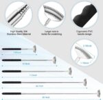 Yeipis 3 Pack Different Back Scratcher Metal Portable Telescoping with Rubber Ha... - Image 6