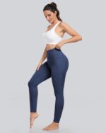 CHRLEISURE Leggings with Pockets for Women - Tummy Control High Waisted Soft Wor... - Image 5