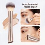 MAANGE Foundation Makeup Brushes, 2Pcs Double Ended Makeup Brush for Blending Li... - Image 5