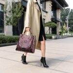 Travistar Floral Handbags Purses Women - Embossed Leather Top Handle Handbag Set... - Image 4