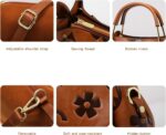 Travistar Floral Handbags Purses Women - Embossed Leather Top Handle Handbag Set... - Image 8