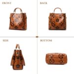 Travistar Floral Handbags Purses Women - Embossed Leather Top Handle Handbag Set... - Image 9