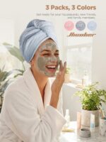 Hicober Microfiber Hair Towel Wrap, Fast Drying Hair Towels for Women, Soft Ligh... - Image 6