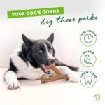 Benebone Wishbone Durable Dog Chew Toy for Aggressive Chewers, Real Bacon, Made ... - Image 4