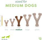 Benebone Wishbone Durable Dog Chew Toy for Aggressive Chewers, Real Bacon, Made ... - Image 5