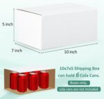 Eupako 10x7x5-Small-Shipping-Boxes-30-Pack-White-Corrugated-Box-Mailers, Cardboa... - Image 3