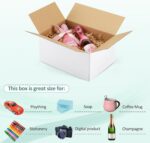 Eupako 10x7x5-Small-Shipping-Boxes-30-Pack-White-Corrugated-Box-Mailers, Cardboa... - Image 4