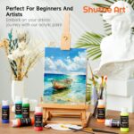 Shuttle Art Acrylic Paint, 36 Colors Acrylic Paint Set with Brushes & Palette, 2... - Image 7