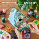 Shuttle Art Acrylic Paint, 36 Colors Acrylic Paint Set with Brushes & Palette, 2... - Image 8