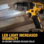DEWALT 20V MAX Cordless Drill Driver Set, Electric Drill, Brushless 1/2 In 2 Spe... - Image 7