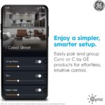 GE Cync Dynamic Effects Smart Cafe Lights, Color Changing Patio String Lights, C... - Image 5