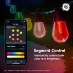 GE Cync Dynamic Effects Smart Cafe Lights, Color Changing Patio String Lights, C... - Image 7