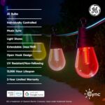 GE Cync Dynamic Effects Smart Cafe Lights, Color Changing Patio String Lights, C... - Image 8
