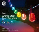 GE Cync Dynamic Effects Smart Cafe Lights, Color Changing Patio String Lights, C... - Image 9