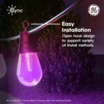 GE Cync Dynamic Effects Smart Cafe Lights, Color Changing Patio String Lights, C... - Image 10