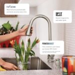 Moen Arbor Spot Resist Stainless One-Handle Pulldown Kitchen Faucet with Sprayer... - Image 3