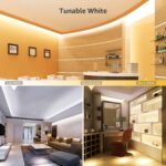 Lepro LED Tunable White Strip Light, Warm to Cool White, 16.4ft Dimmable Bright ... - Image 5