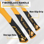 ELEAD 6-Piece Mallet Hammer Set, Fiberglass Handle Forge Steel Head, 32oz Rubber... - Image 6