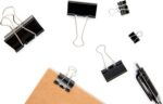 DSTELIN Binder Clips Paper Clamps Assorted Sizes 100 Count (Black), X Large, Lar... - Image 6