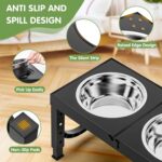 XIAZ Elevated Dog Bowls Large Breed Raised Dogs Bowl Stand Large/Medium Sized Do... - Image 5