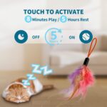 Smart Automatic Door Hanging Cat Toy for Indoor Cats - Electric Interactive Feat... - Image 6