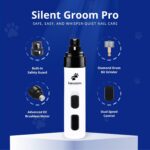 Silent Groom Pro Pet Nail Grinder | Whisper Quiet Claw Trimmer for Dogs, Cats an... - Image 3
