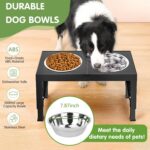 XIAZ Elevated Dog Bowls Large Breed Raised Dogs Bowl Stand Large/Medium Sized Do... - Image 6
