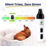 Silent Groom Pro Pet Nail Grinder | Whisper Quiet Claw Trimmer for Dogs, Cats an... - Image 4
