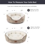 Bedsure Dog Beds for Small Dogs - Round Cat Beds for Indoor Cats, Washable Pet B... - Image 9