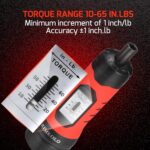 Torque Screwdriver Wrench Set (10-65 In.lb ±1) with 29 S2 Alloy Bits & 5 Drive S... - Image 4