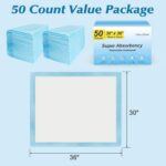 Wowflash Super Absorbency Disposable Leakproof Underpads with Quick Drying for B... - Image 8