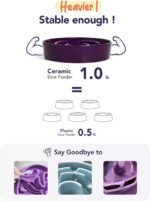LE TAUCI Ceramic Slow Feeder Dog Bowls Small Breed, 0.6 Cups Dog Food Dish for F... - Image 7