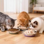 [8 Pack] Stainless Steel Cat Bowls, Cat Dishes Whisker Friendly with Non-Slip Si... - Image 8
