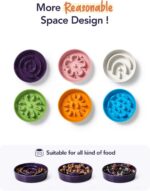 LE TAUCI Ceramic Slow Feeder Dog Bowls Small Breed, 0.6 Cups Dog Food Dish for F... - Image 10