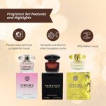 Versace Perfume for Women Variety 3-Piece Mini Gift Set – Yellow Diamond, Crysta... - Image 4