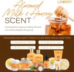 Gifts for Women Gift Basket for Women - 10 Pc Almond Milk & Honey Beauty & Perso... - Image 6