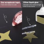 Secopad Scrapbook Tape, 4 Pack Double Sided Tape Roller for Crafts, Adhesive Glu... - Image 4