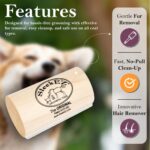 SleekEZ Dog Brush for Shedding & Dog Grooming Supplies | Pet Hair Removal Tool |... - Image 4