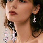 925 Sterling Silver Earrings for Women Diamond Cubic Zirconia Earrings Birthday ... - Image 3