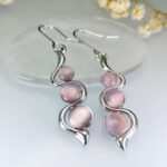 925 Sterling Silver Earrings for Women Diamond Cubic Zirconia Earrings Birthday ... - Image 4