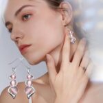 925 Sterling Silver Earrings for Women Diamond Cubic Zirconia Earrings Birthday ... - Image 5