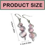925 Sterling Silver Earrings for Women Diamond Cubic Zirconia Earrings Birthday ... - Image 6