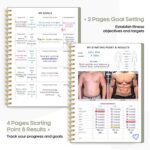 Fitness Workout Journal for Women & Men, A5(5.5" x 8.2") Workout Log Book Planne... - Image 4