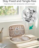 BAGSMART Electronics Organizer Travel Case, Cord Organizer for Women, Travel Cab... - Image 3