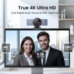 EMEET C960 Ultra 4K Webcam for Mac & PC, 1/1.5" Large Sensor, Metal Body, 0.2s A... - Image 4