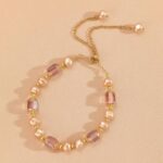 Generic Silver Bracelet for Women, Adjustable Layered Charm Chain, Dainty Fashio... - Image 3