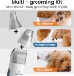 oneisall Dog Grooming Vacuum, Pet Grooming Vacuum with Clipper Nail Grinder, 1.5... - Image 6
