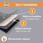 K&H PET PRODUCTS Self-Warming Cat Bed Pad, Self Heating Pad for Outdoor Cat Hous... - Image 5