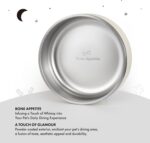 GrandTies Stainless Steel Dog Bowl | Engraved Reusable BPA-Free Insulated Cat & ... - Image 4